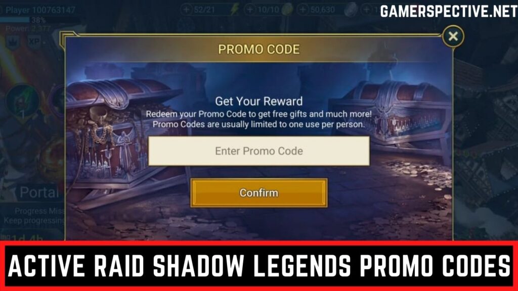 Códigos promocionales de Raid Shadow Legends