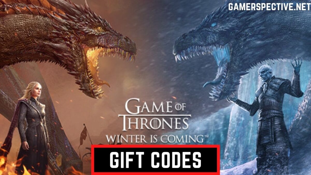 Códigos de regalo de Game Of Thrones Winter Is Coming