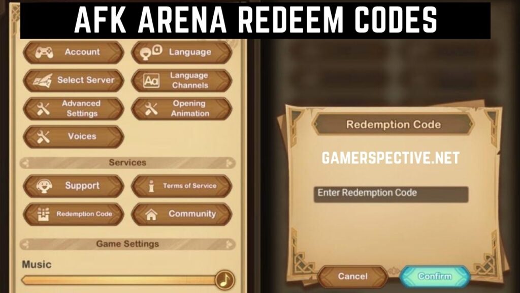AFK Arena Utiliser des codes